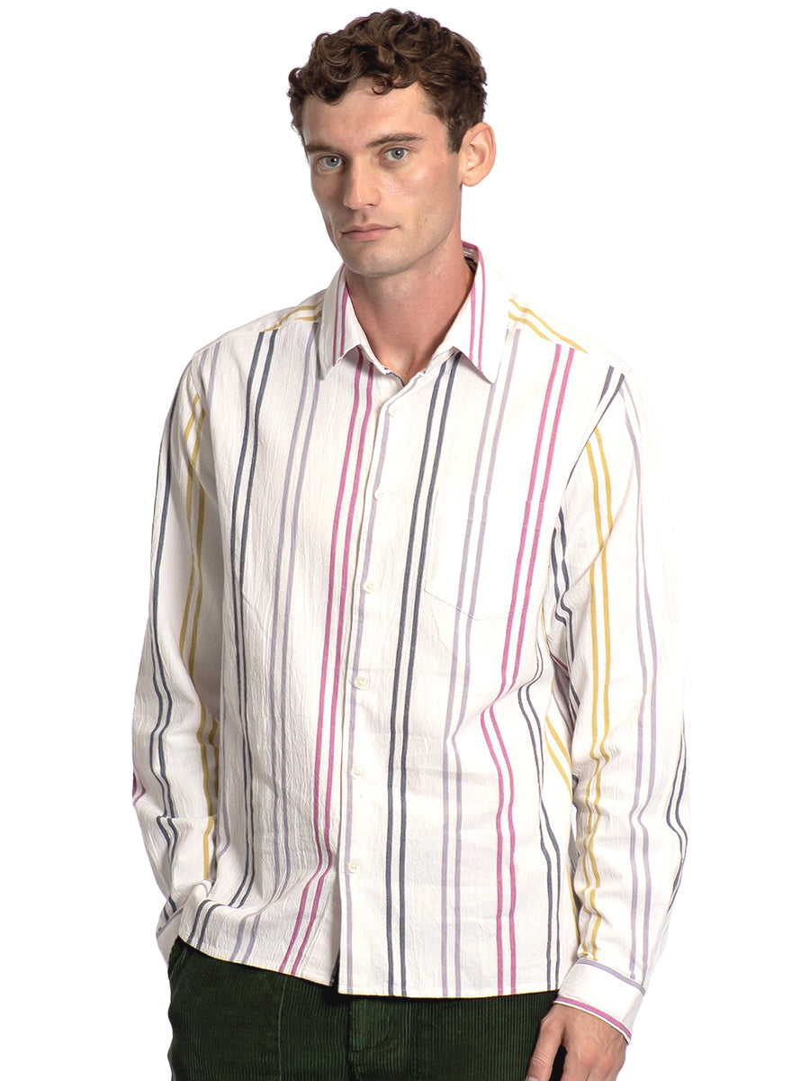 Classic Long Sleeve Shirt - Murano Stripe