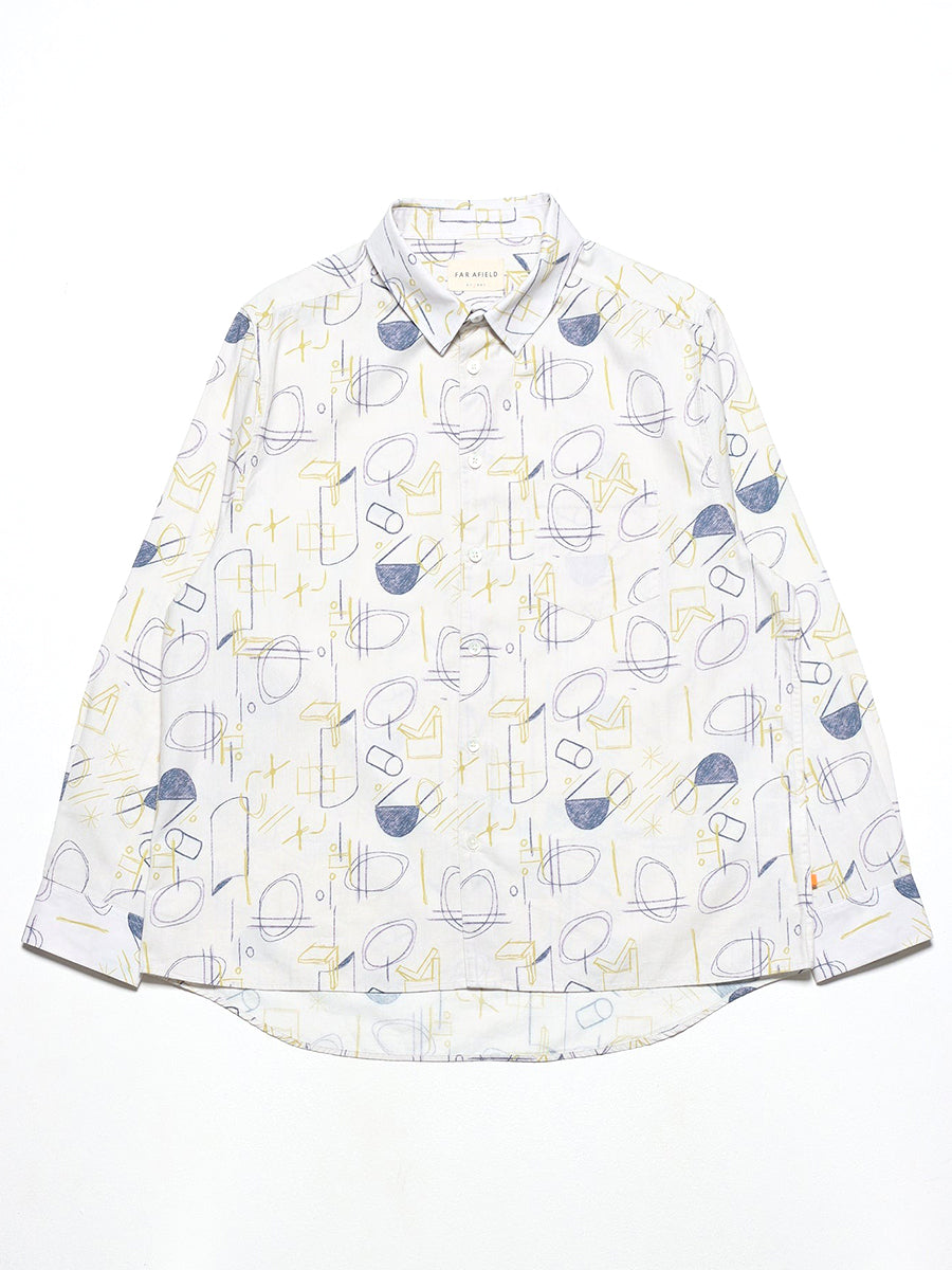 Day Long Sleeve Shirt - Snow White Sketch