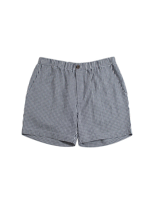 Dekk Shorts - Navy Gingham Check