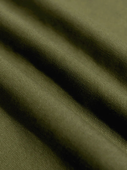 House Trousers - Green Panama Twill