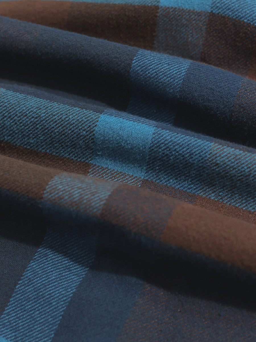 Larry Long Sleeve Shirt - Blue Multi Check