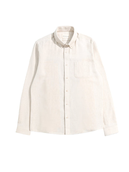 Mod Brushed Dobby Button Down - Stone