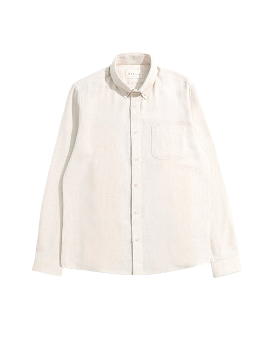Mod Brushed Dobby Button Down - Stone