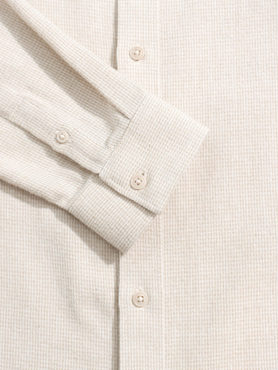 Mod Brushed Dobby Button Down - Stone