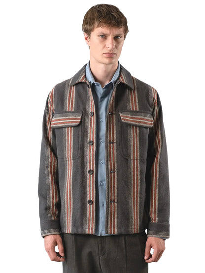 Normsk Jacket - Grey Yara Stripe