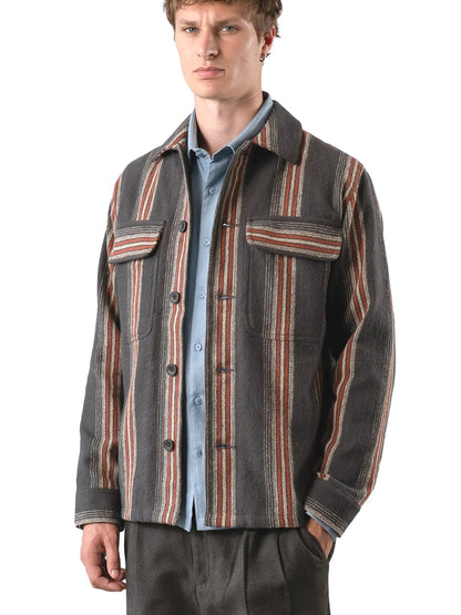 Normsk Jacket - Grey Yara Stripe