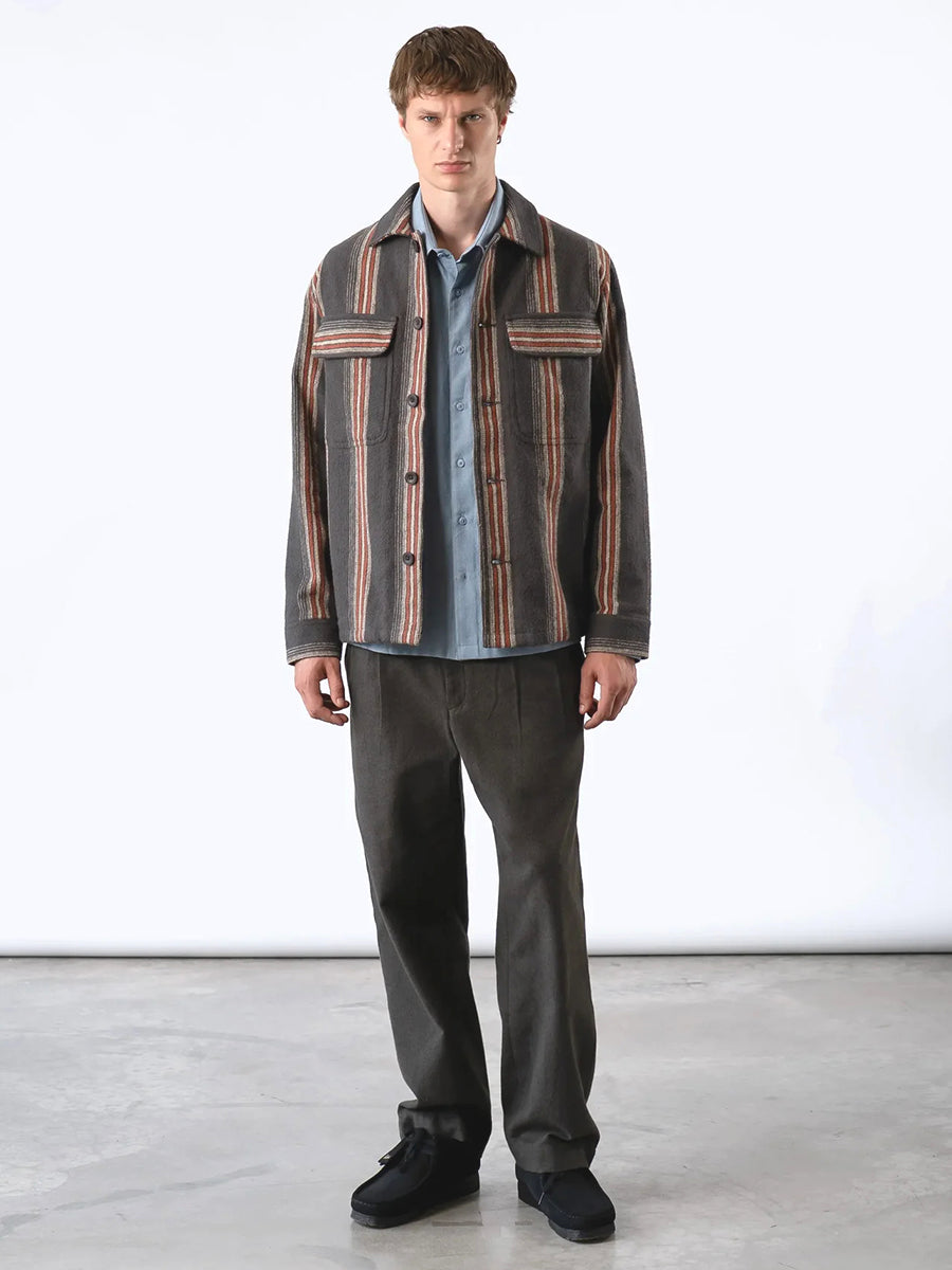 Normsk Jacket - Grey Yara Stripe