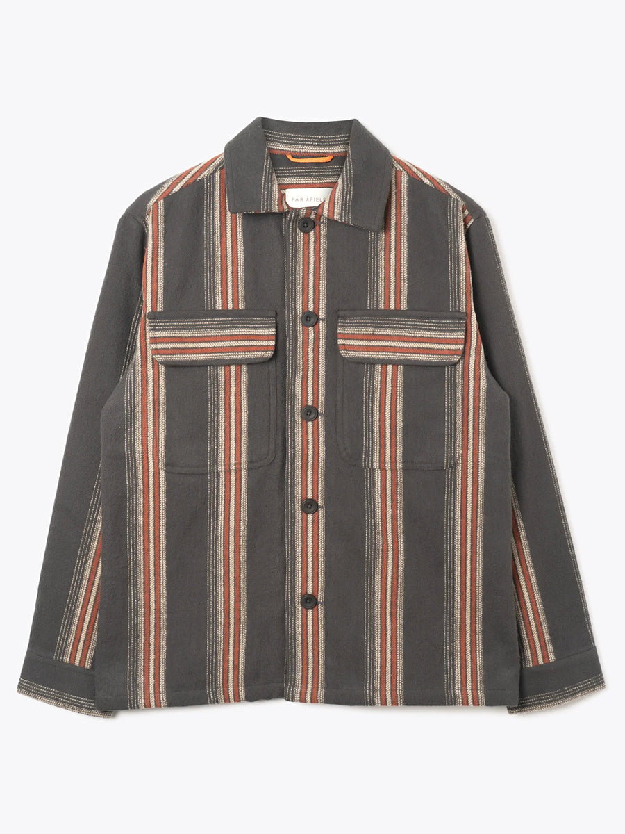 Normsk Jacket - Grey Yara Stripe