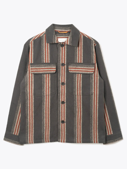 Normsk Jacket - Grey Yara Stripe