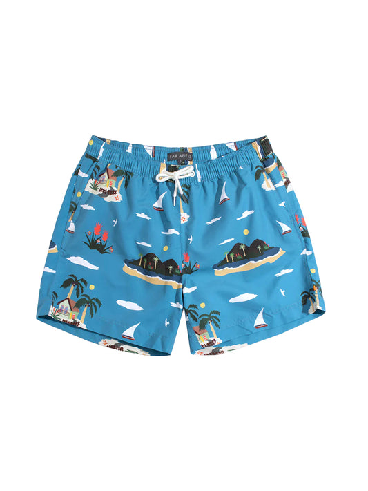 Printed Swimshorts - Island Print
