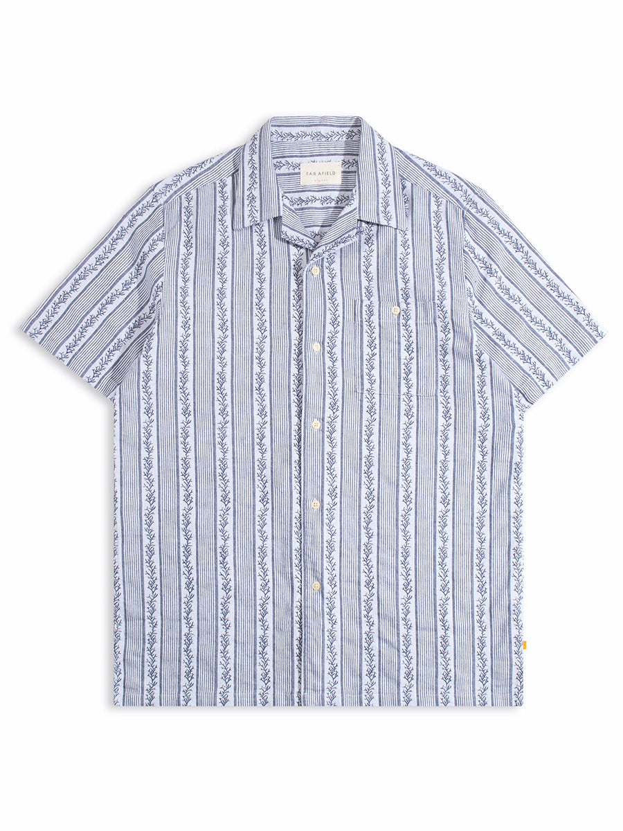 Selleck Short Sleeve Shirt - Higher Stripe Floral