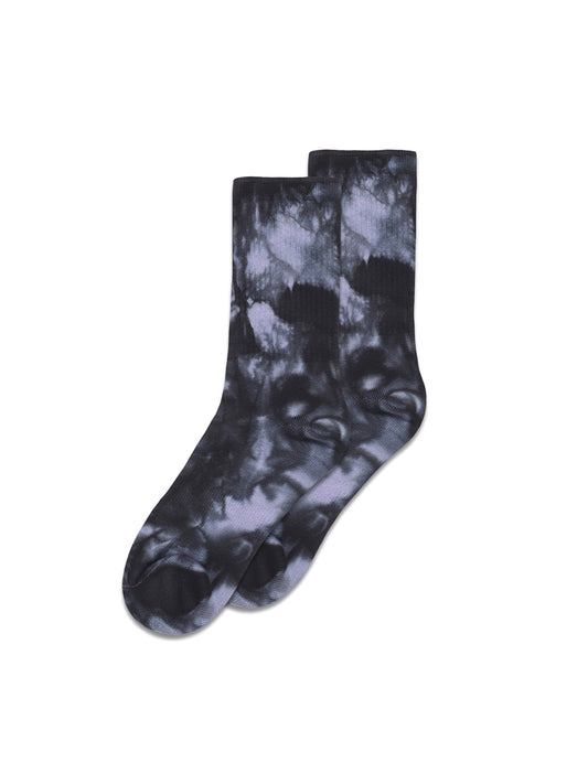 Tie Dye Socks - Meteorite Black