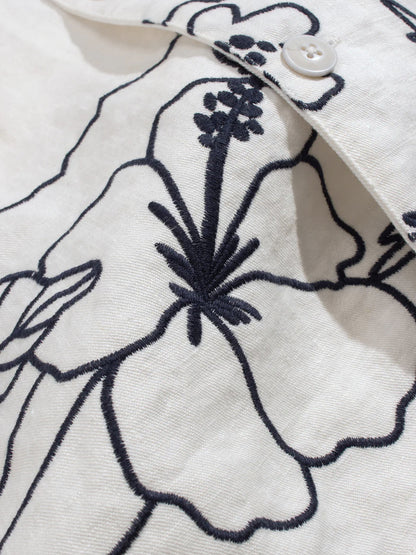 Veloso Shirt - Embroidered Landscape