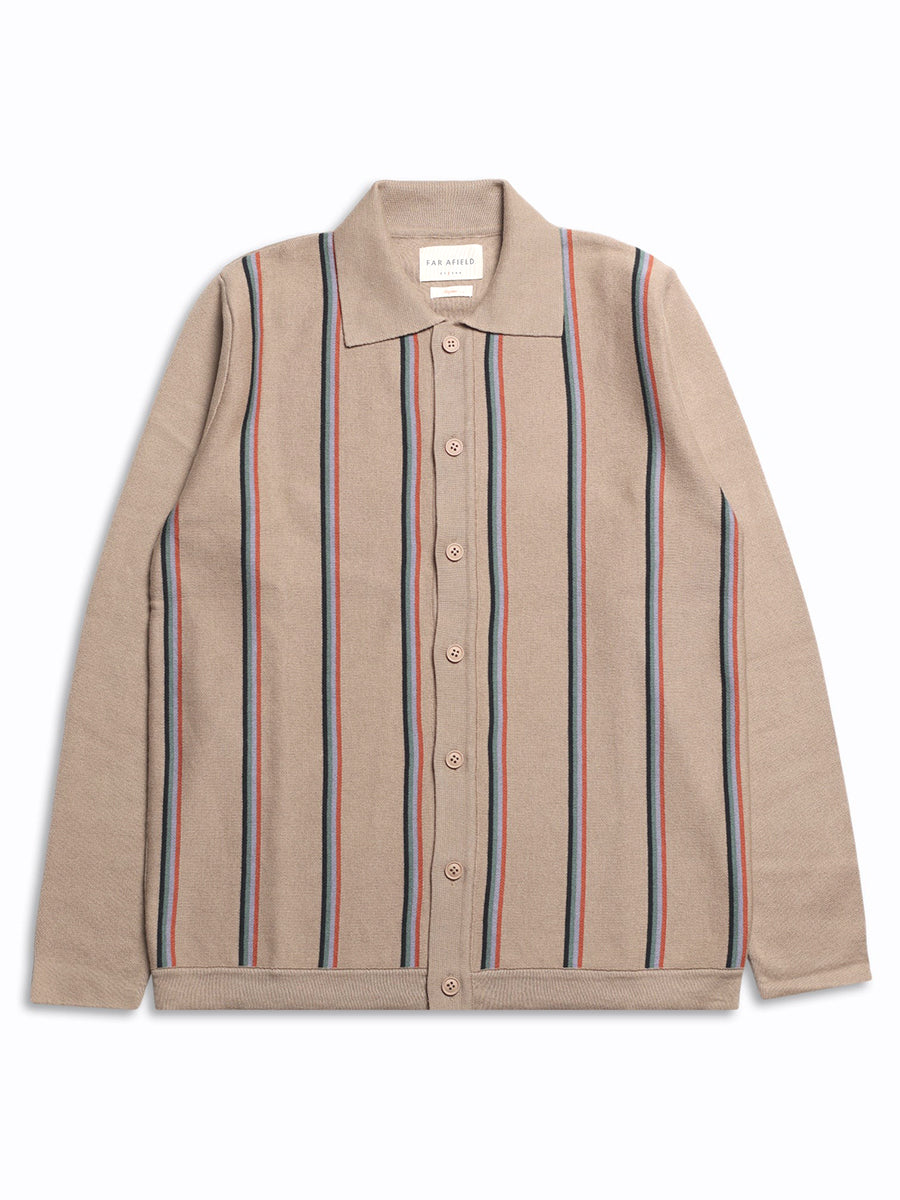 Zigged Cardigan - Kuki Stripe