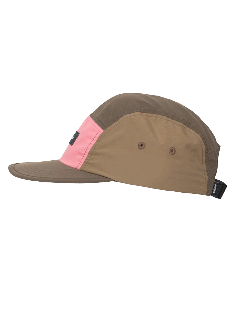 Apex Soft-Peak 5-Panel Cap - Cocoa, Coffee Brown, & Pink