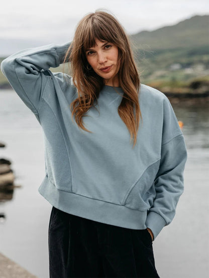 Awen Sweatshirt - Anchor Blue
