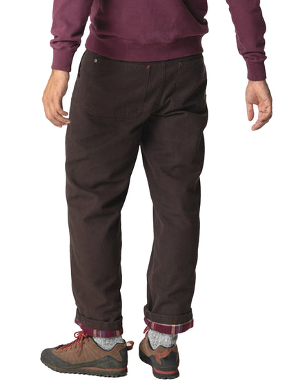 Basset Flannel-Lined Trousers - Burnt Umber