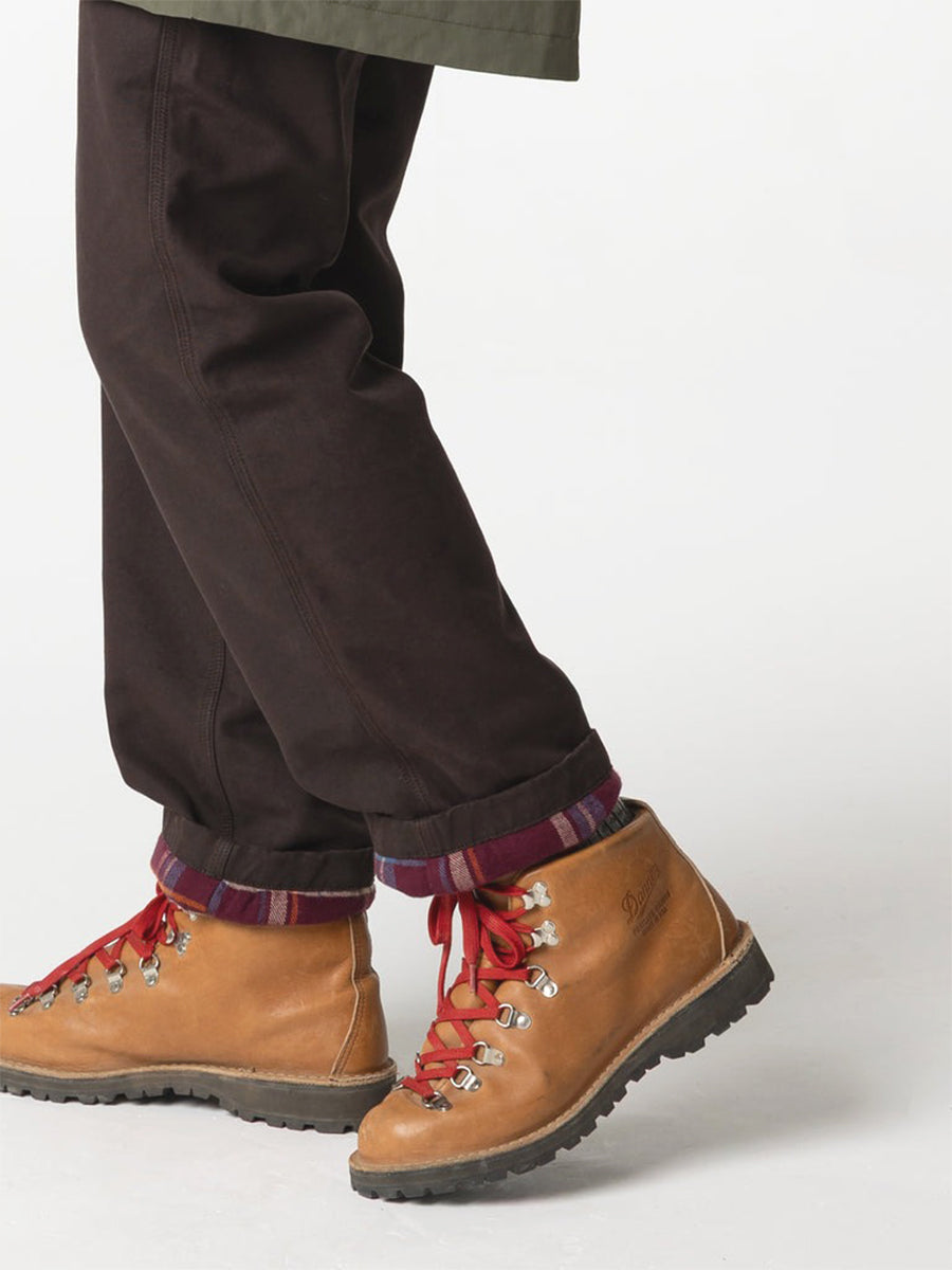 Basset Flannel-Lined Trousers - Burnt Umber