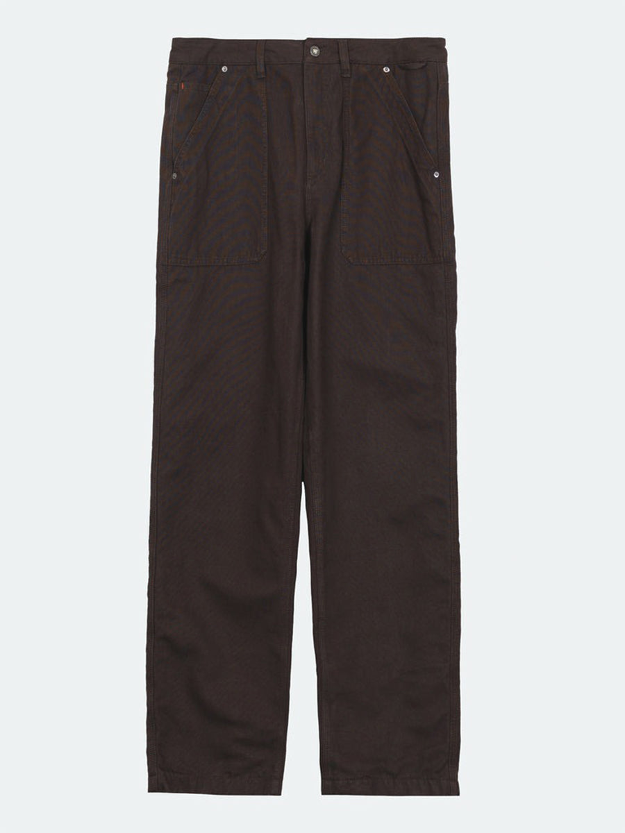 Basset Flannel-Lined Trousers - Burnt Umber