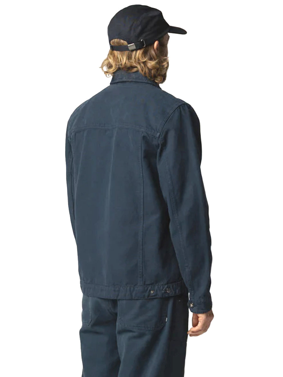 Basset Trucker Jacket - Navy