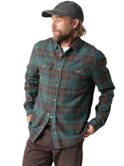Beardsmore Shirt - Harbour Teal Check