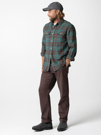 Beardsmore Shirt - Harbour Teal Check