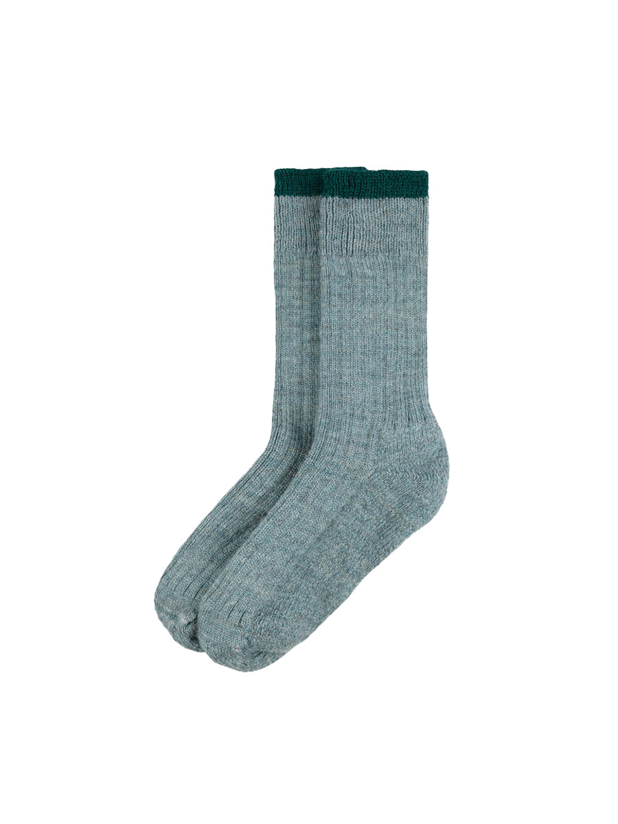 Bosun Socks - Blue Haze & Pine Shadow