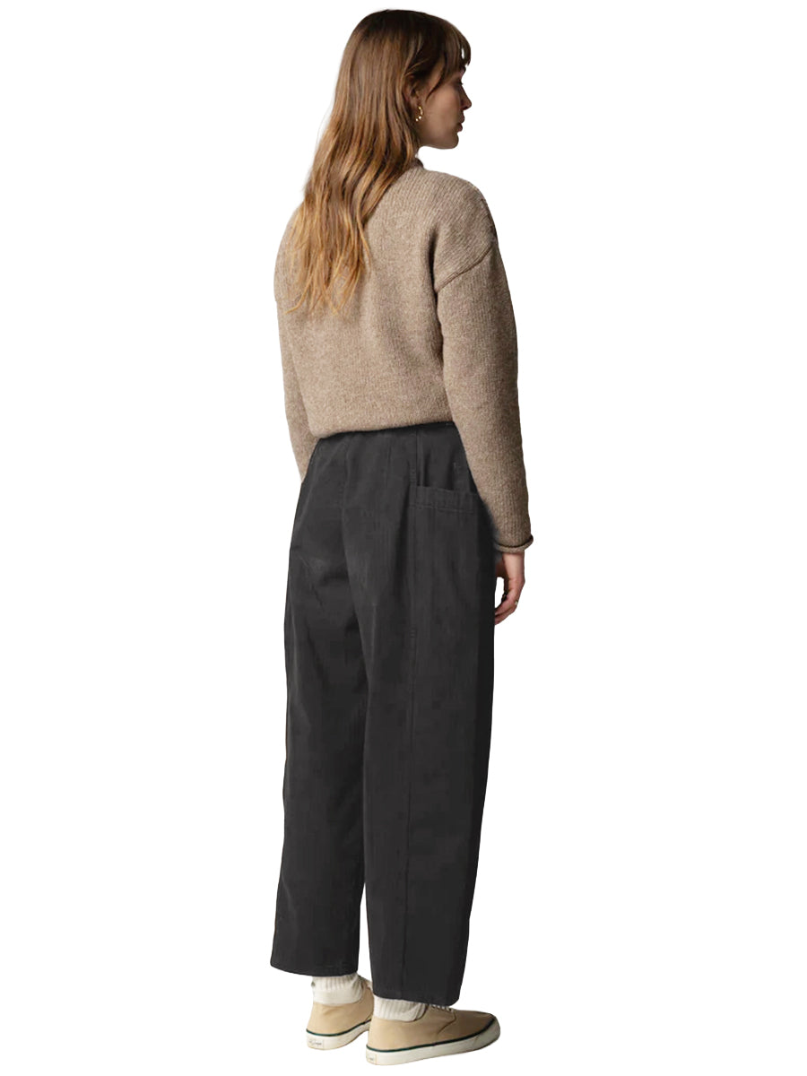 Croft Barrel Trousers - Black