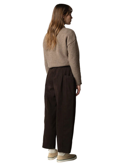 Croft Barrel Trousers - Burnt Umber