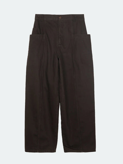 Croft Barrel Trousers - Burnt Umber