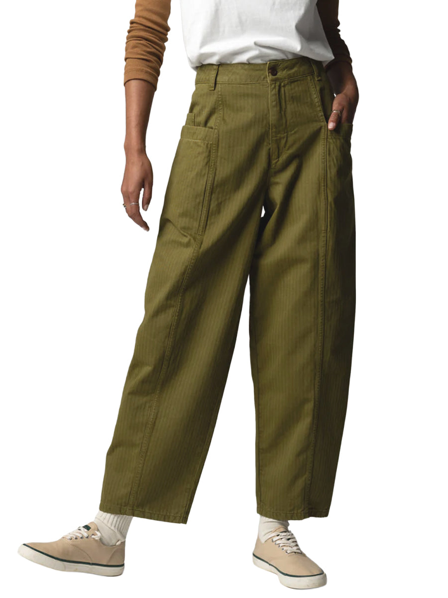 Croft Barrel Trousers - Marsh