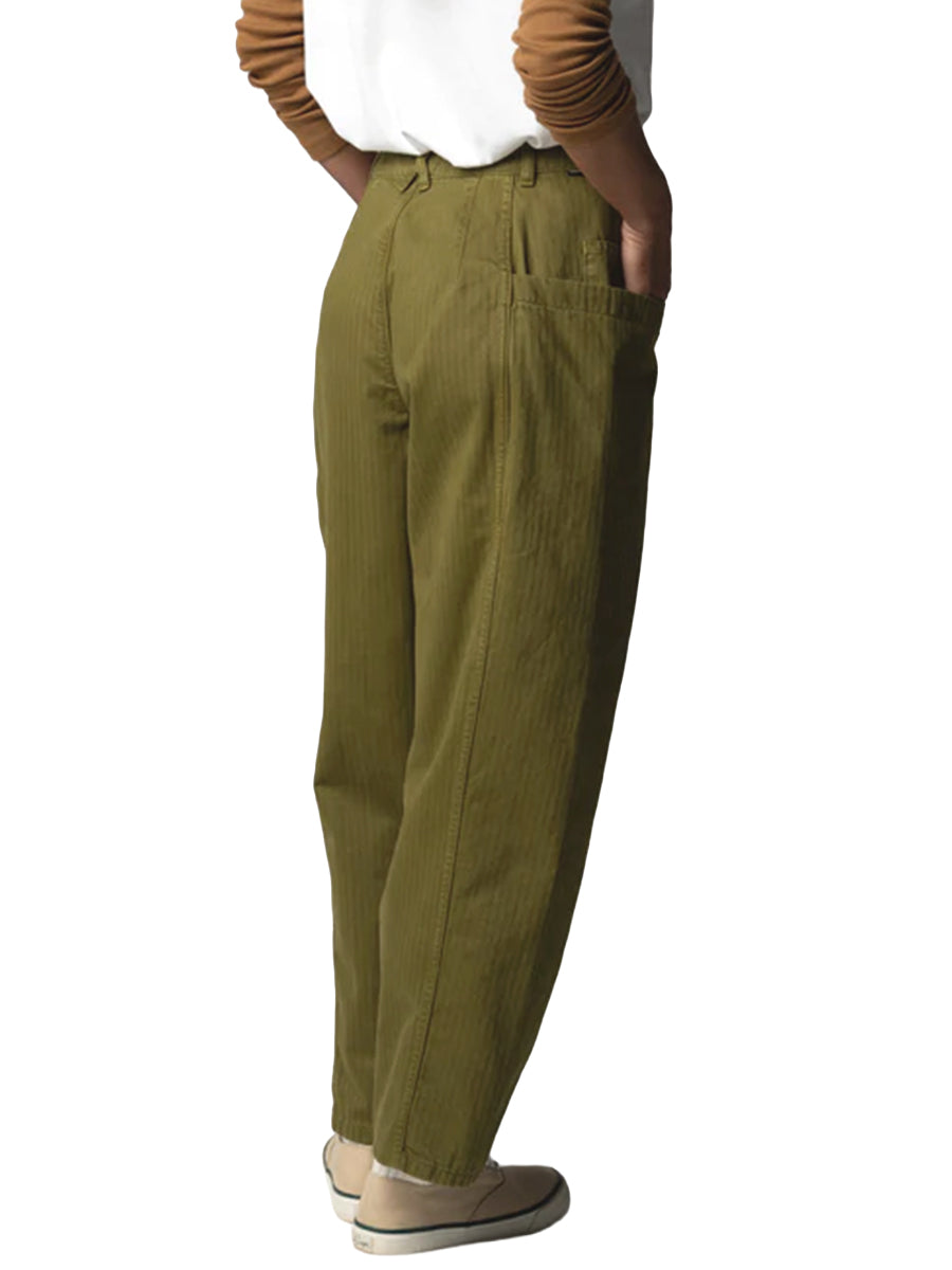 Croft Barrel Trousers - Marsh