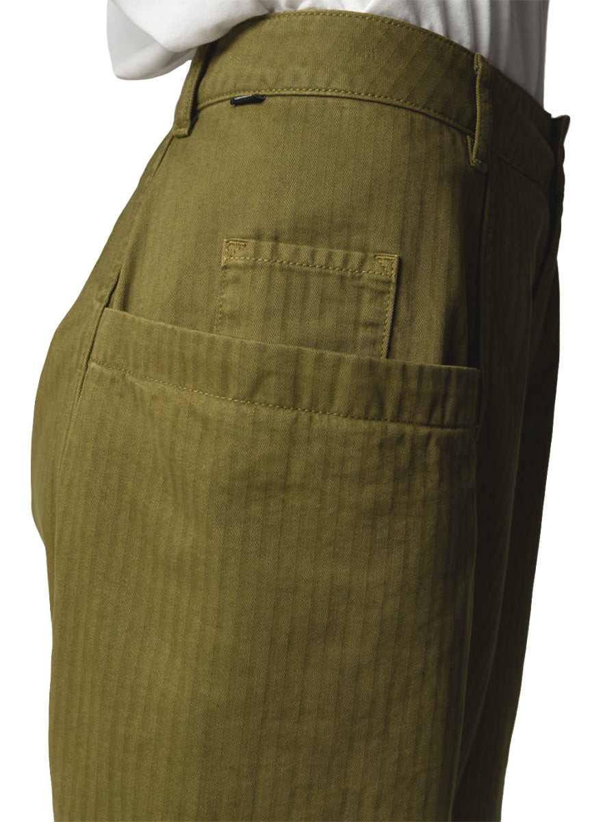 Croft Barrel Trousers - Marsh