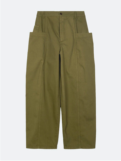 Croft Barrel Trousers - Marsh