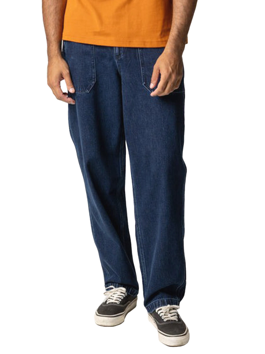 Denim Basset Trousers - Dark Indigo