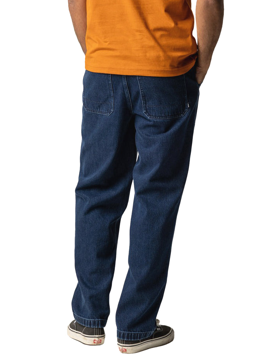 Denim Basset Trousers - Dark Indigo