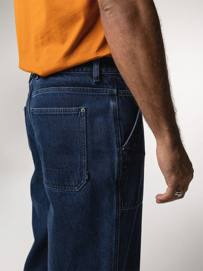 Denim Basset Trousers - Dark Indigo