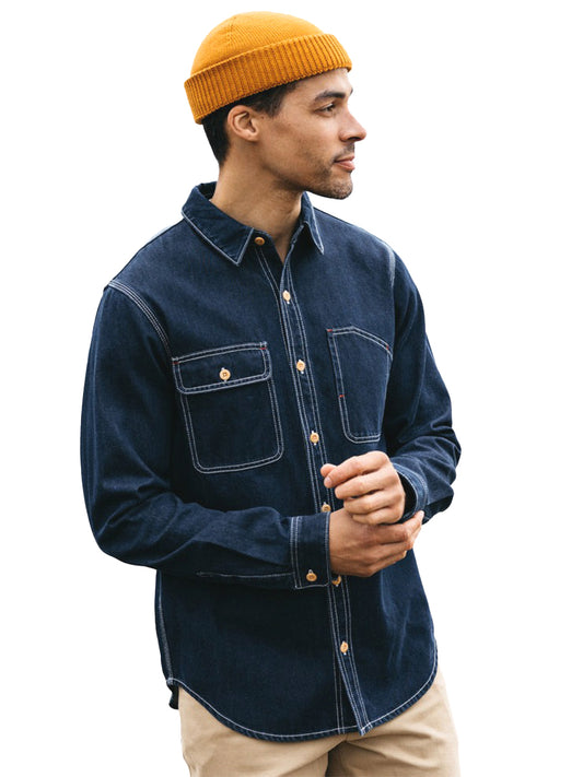 Eddystone Shirt - Washed Denim