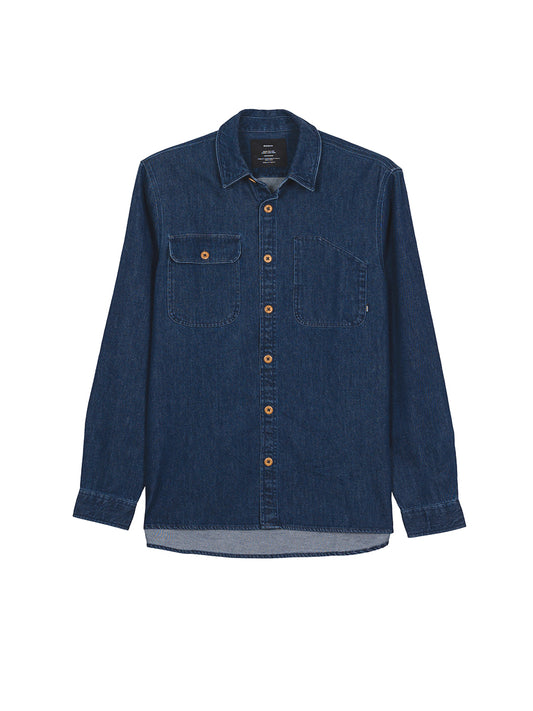Eddystone Shirt - Mid-Wash Indigo Denim