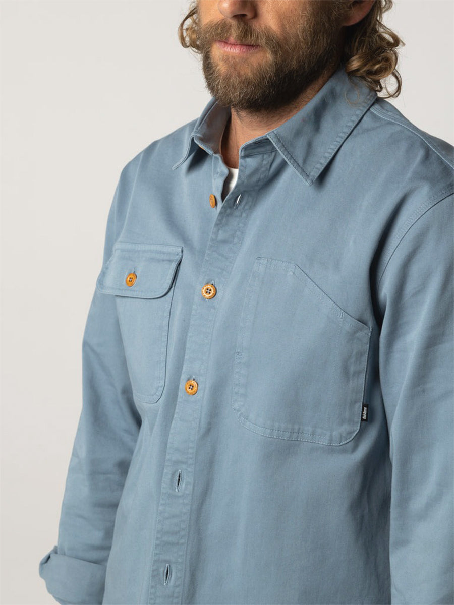 Eddystone Stretch Shirt - Bay Blue