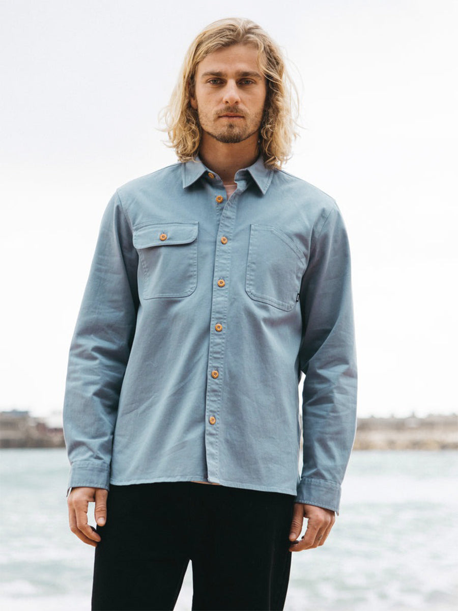 Eddystone Stretch Shirt - Bay Blue