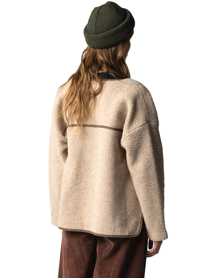 Elowen Fleece Cardigan - Calico