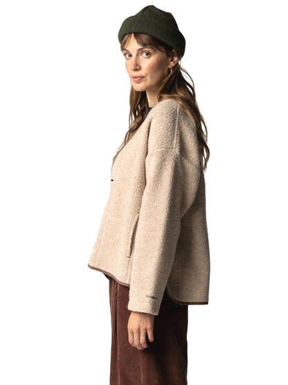 Elowen Fleece Cardigan - Calico