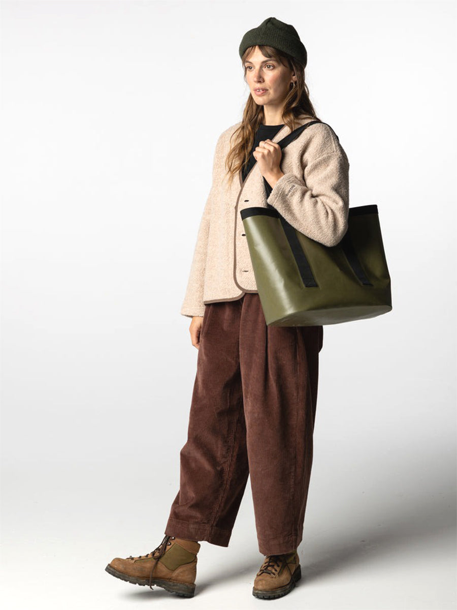 Elowen Fleece Cardigan - Calico