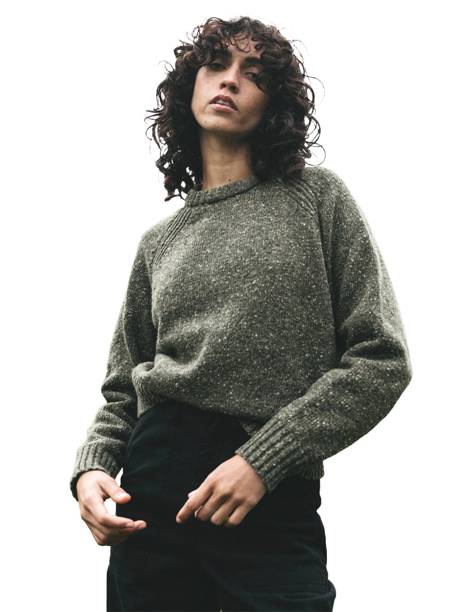 Farne Crewneck Sweater - Olive