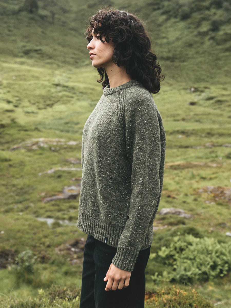 Farne Crewneck Sweater - Olive