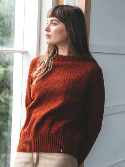 Farne Crewneck Sweater - Sable