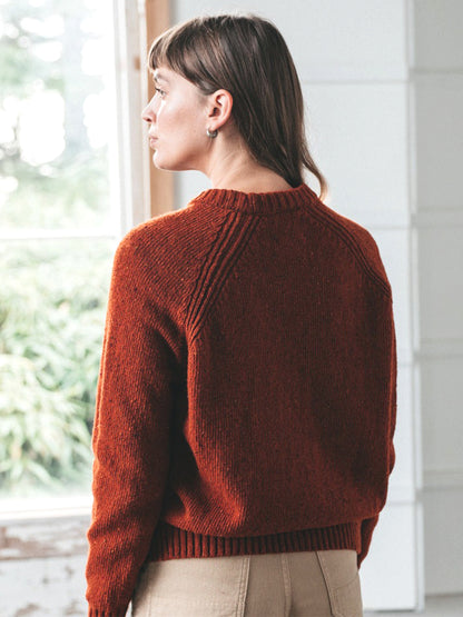 Farne Crewneck Sweater - Sable