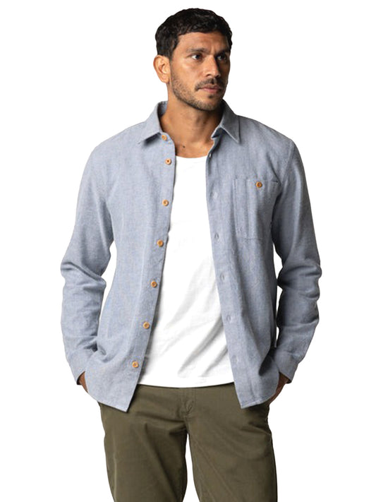 Gylly Shirt - Indigo Dobby