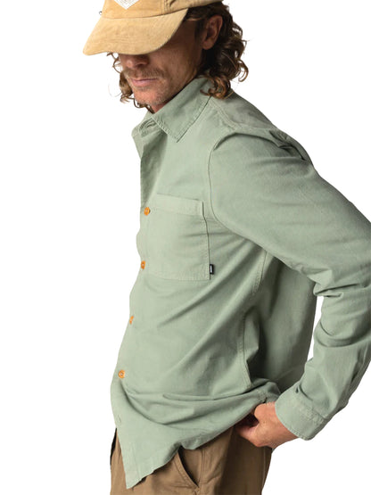 Hendra Long Sleeve Shirt - Mist Green